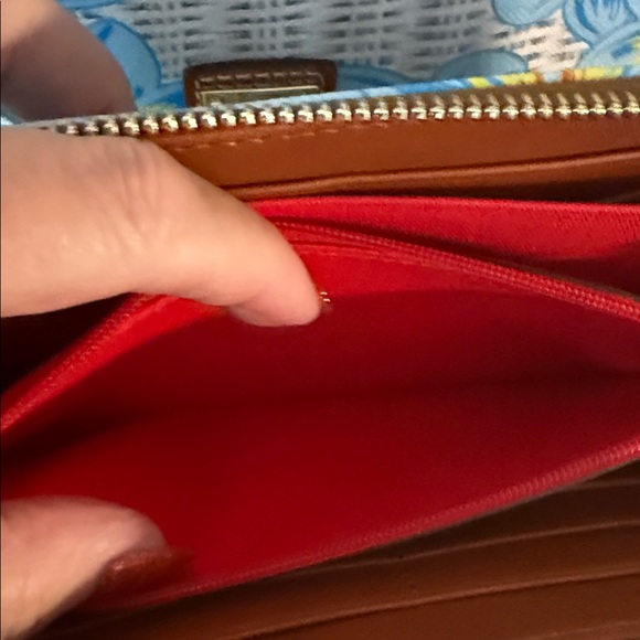 Dooney & Bourke plumeria Blue Floral Shoulder Bag and Wallet/wristlet MRSP $576 - Picture 13 of 14